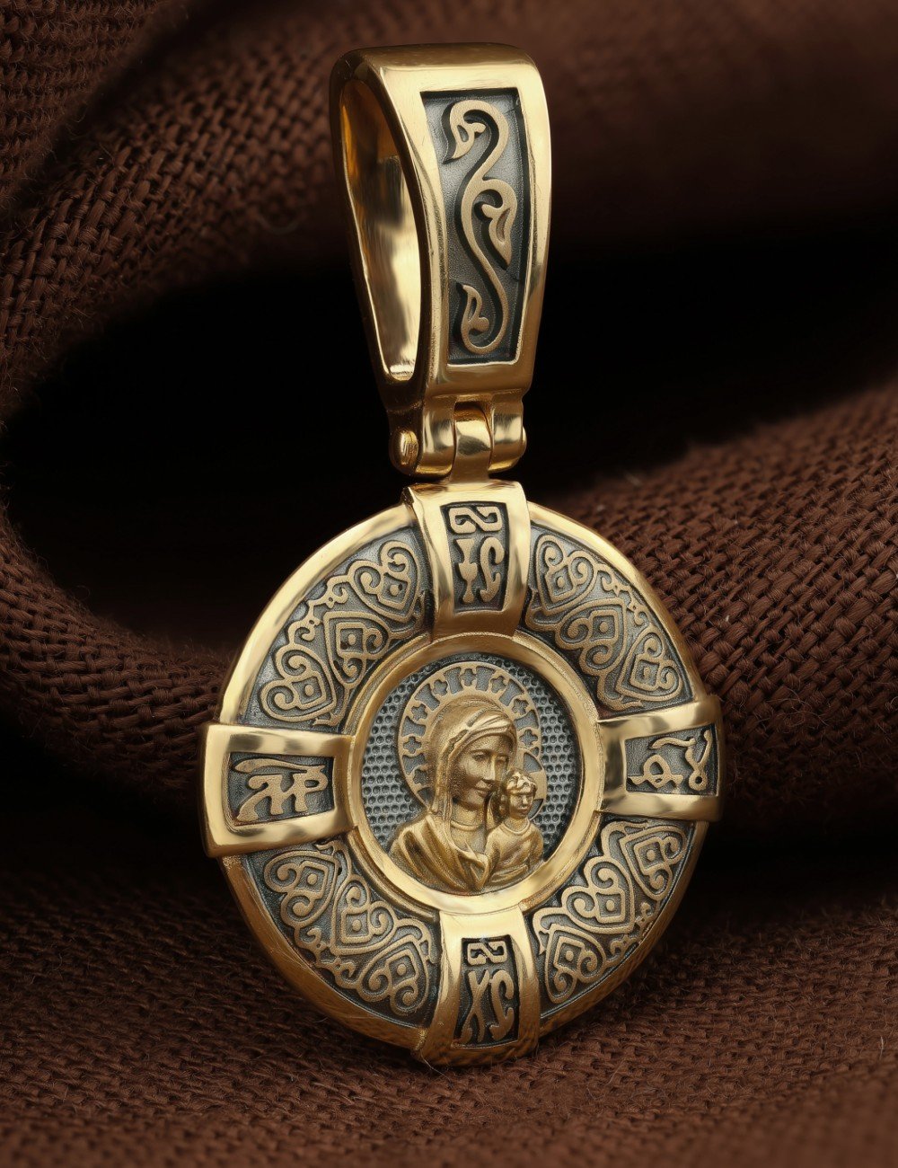 Образок из лимонного золота