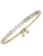 Браслет из лимонного золота c бриллиантами