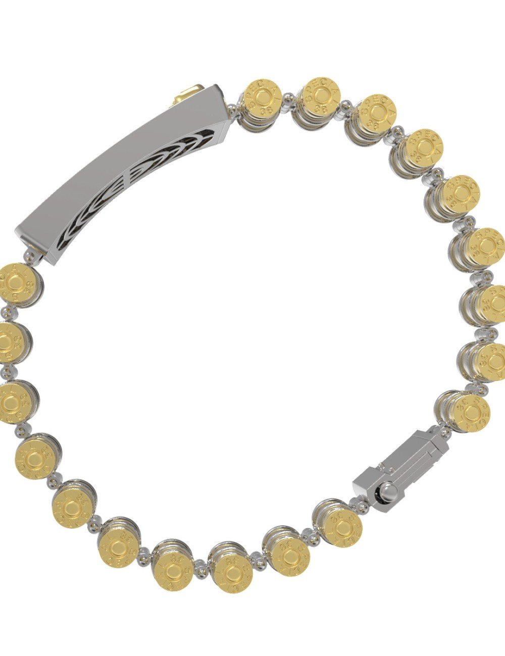 Браслет из лимонного золота