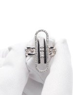 Кольцо из белого золота c бриллиантами