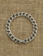 Браслет из серебра c рубином