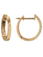 Серьги из золота c бриллиантами