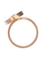 Кольцо из золота c бриллиантами и лазуритом