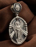 Образок из белого золота