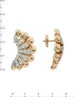 Серьги из золота c бриллиантами