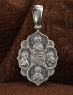 Образок из белого золота