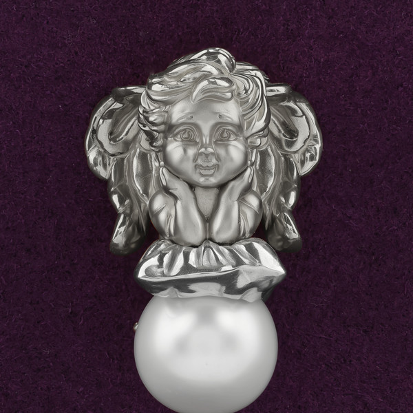 Подвеска из белого золота 585 пробы