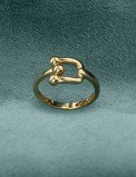 Кольцо из лимонного золота