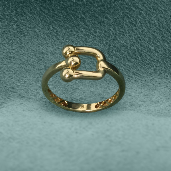 Кольцо из лимонного золота 585 пробы