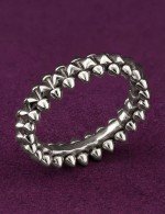 Кольцо из белого золота