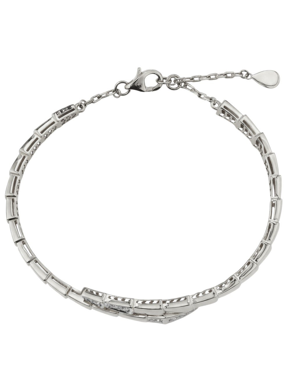 Браслет из белого золота c бриллиантами