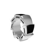 Подвеска из белого золота c ониксом