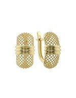 Серьги из лимонного золота