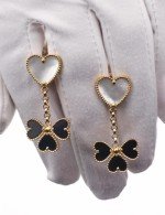 Серьги из лимонного золота 585 пробы