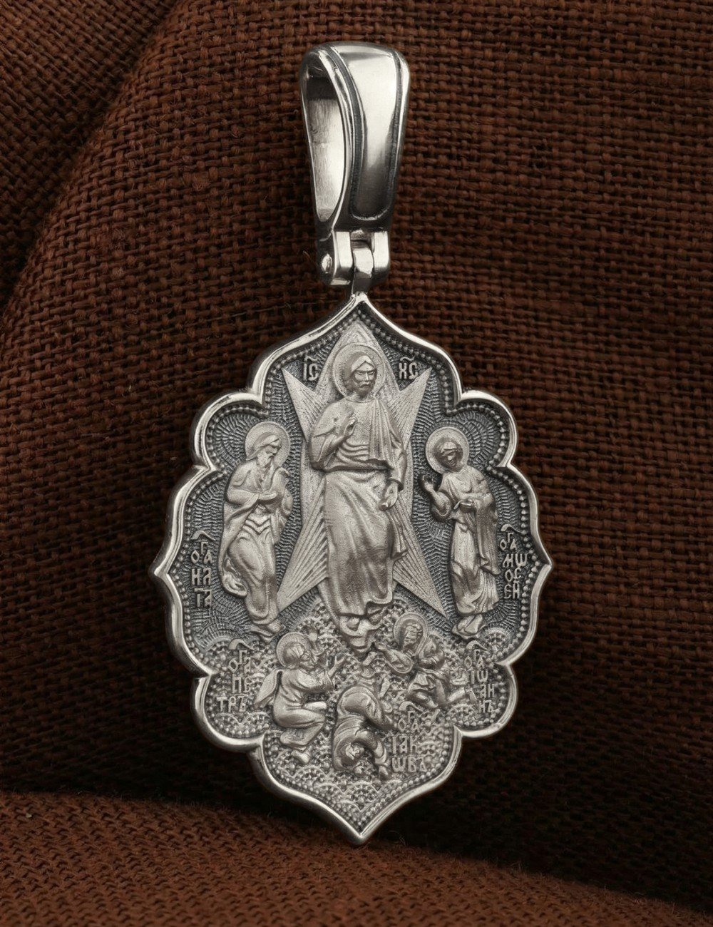 Образок из белого золота