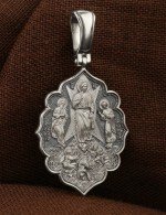 Образок из белого золота