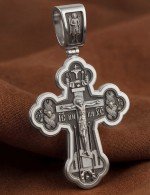 Крест из белого золота