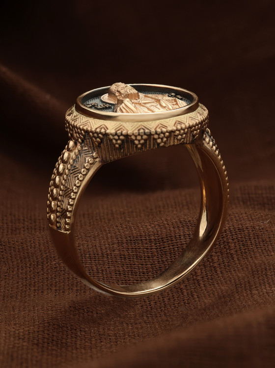 Кольцо из красного золота 585 пробы