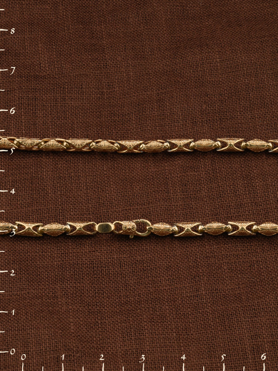 Цепь из красного золота 585 пробы