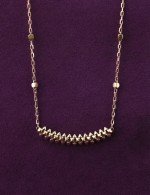 Колье из розового золота