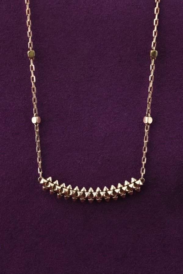 Колье из розового золота