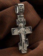 Крест из белого золота