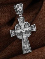 Крест из белого золота