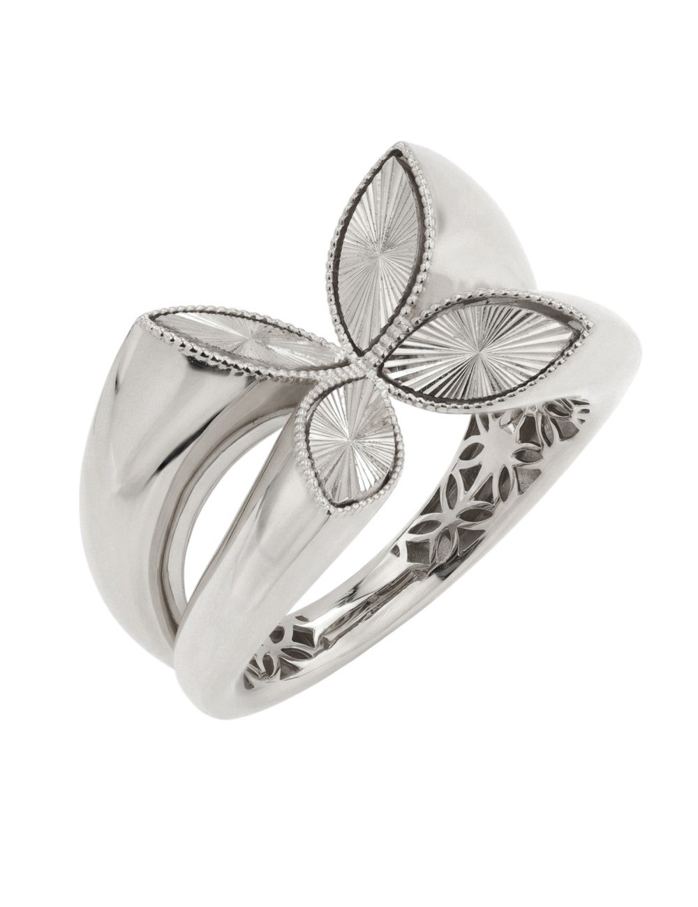 Кольцо из белого золота