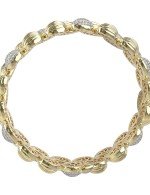 Браслет из лимонного золота c бриллиантами