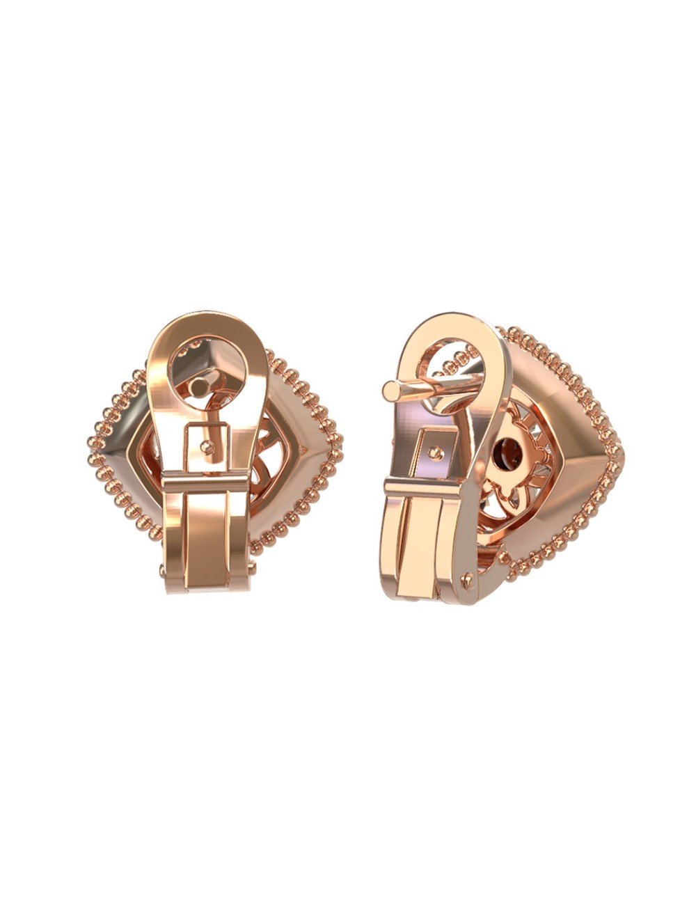 Серьги из золота c бриллиантами