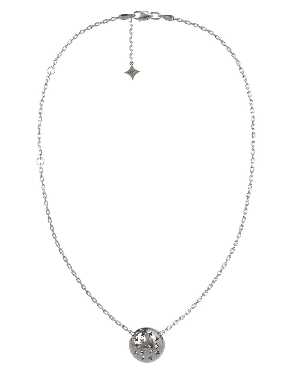 Колье из белого золота c бриллиантами