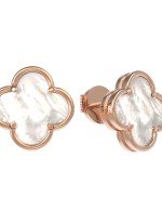 Серьги из золота c перламутром