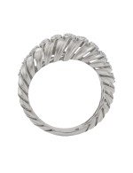 Кольцо из белого золота c бриллиантами