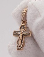 Крест из золота 585 пробы