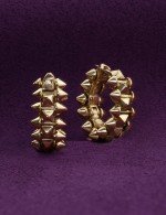 Серьги из лимонного золота