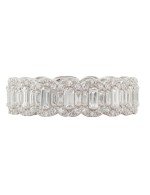 Кольцо из белого золота c бриллиантами