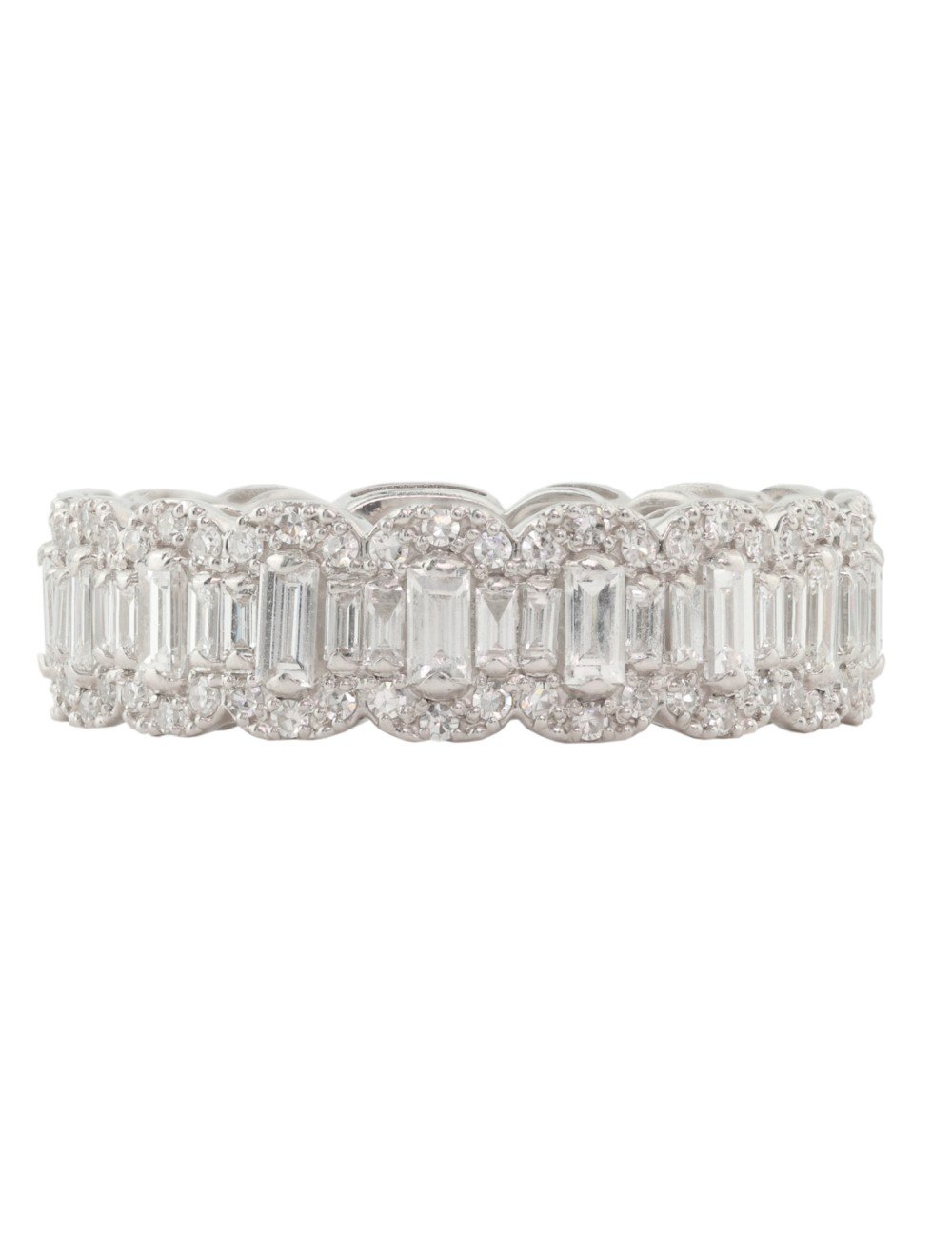 Кольцо из белого золота c бриллиантами