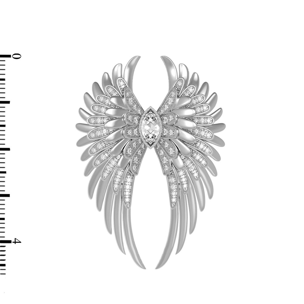 Подвеска из белого золота