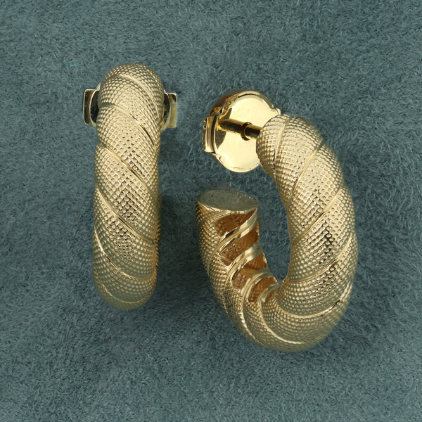 Серьги из лимонного золота 585 пробы