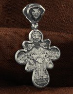 Крест из белого золота