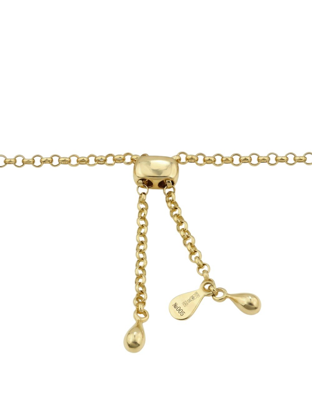 Колье из лимонного золота c бирюзой и перламутром