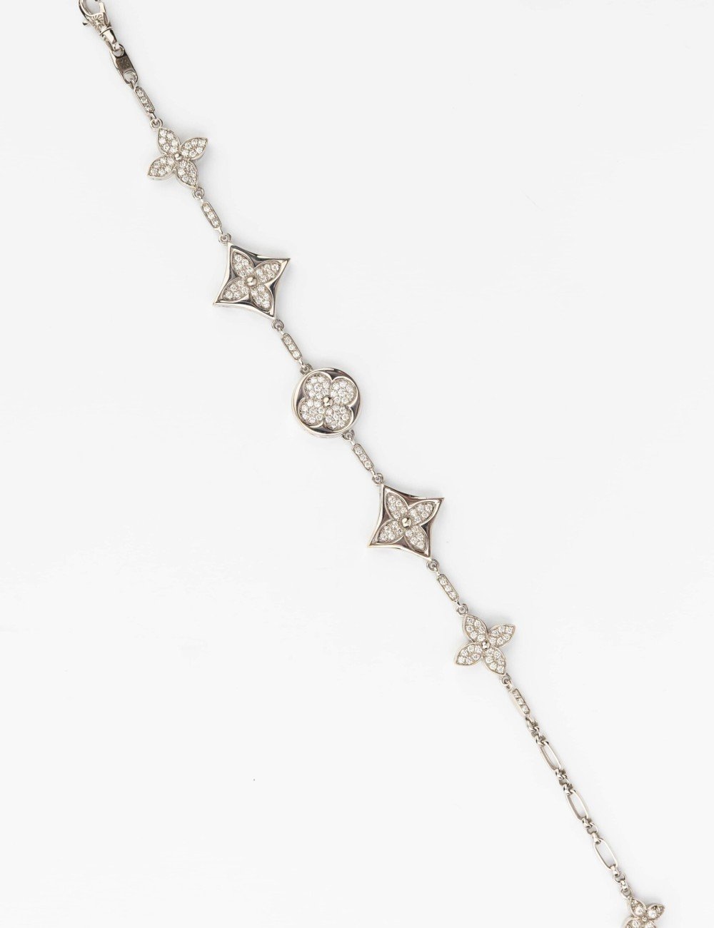 Браслет из белого золота c бриллиантами