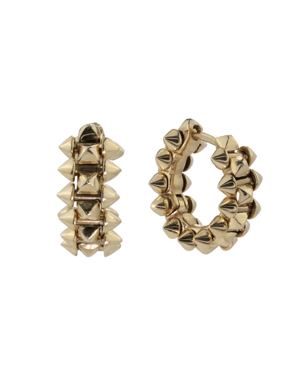 Серьги из лимонного золота