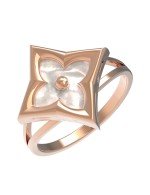 Кольцо из золота c перламутром