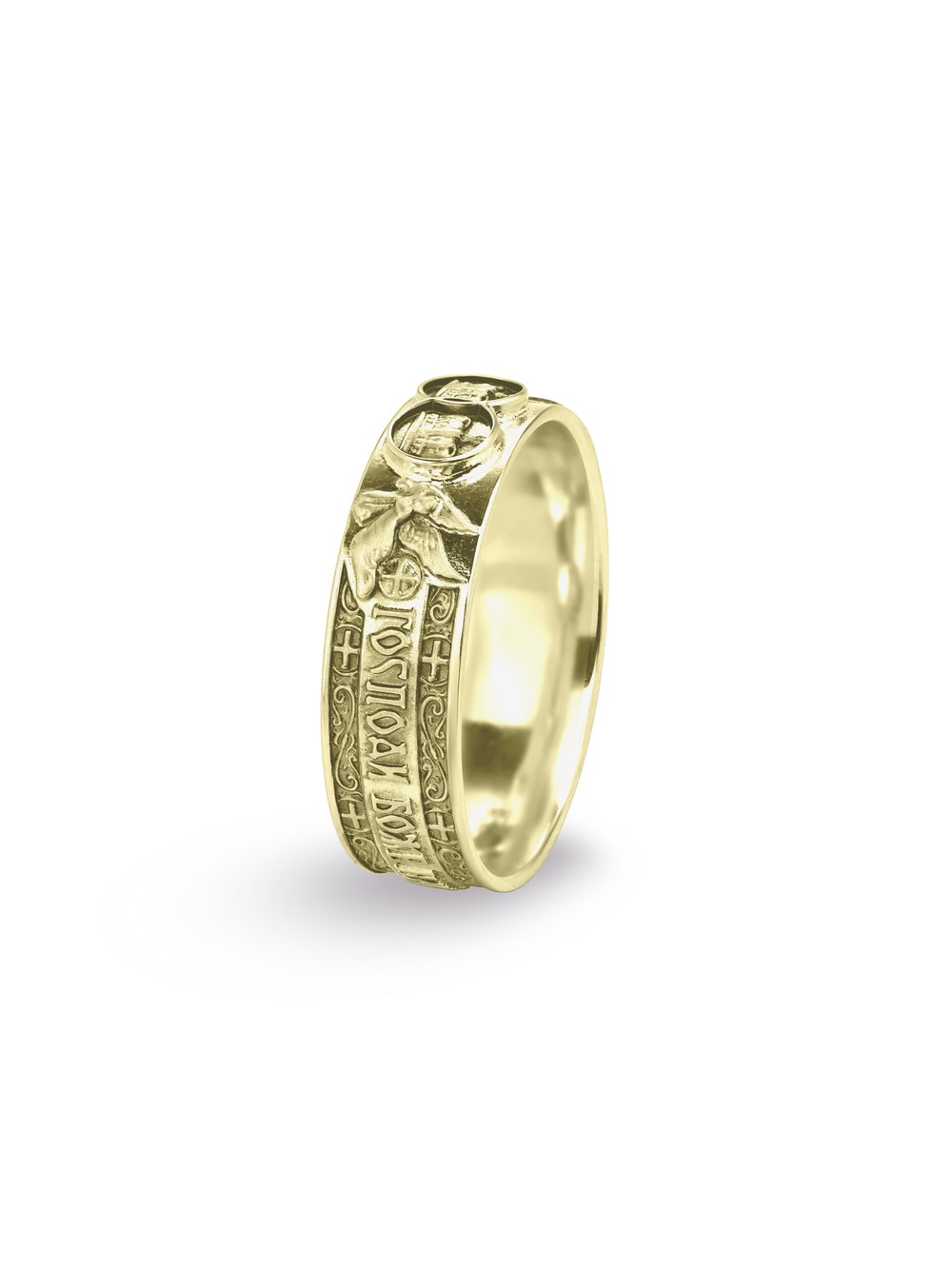 Кольцо из лимонного золота 585 пробы