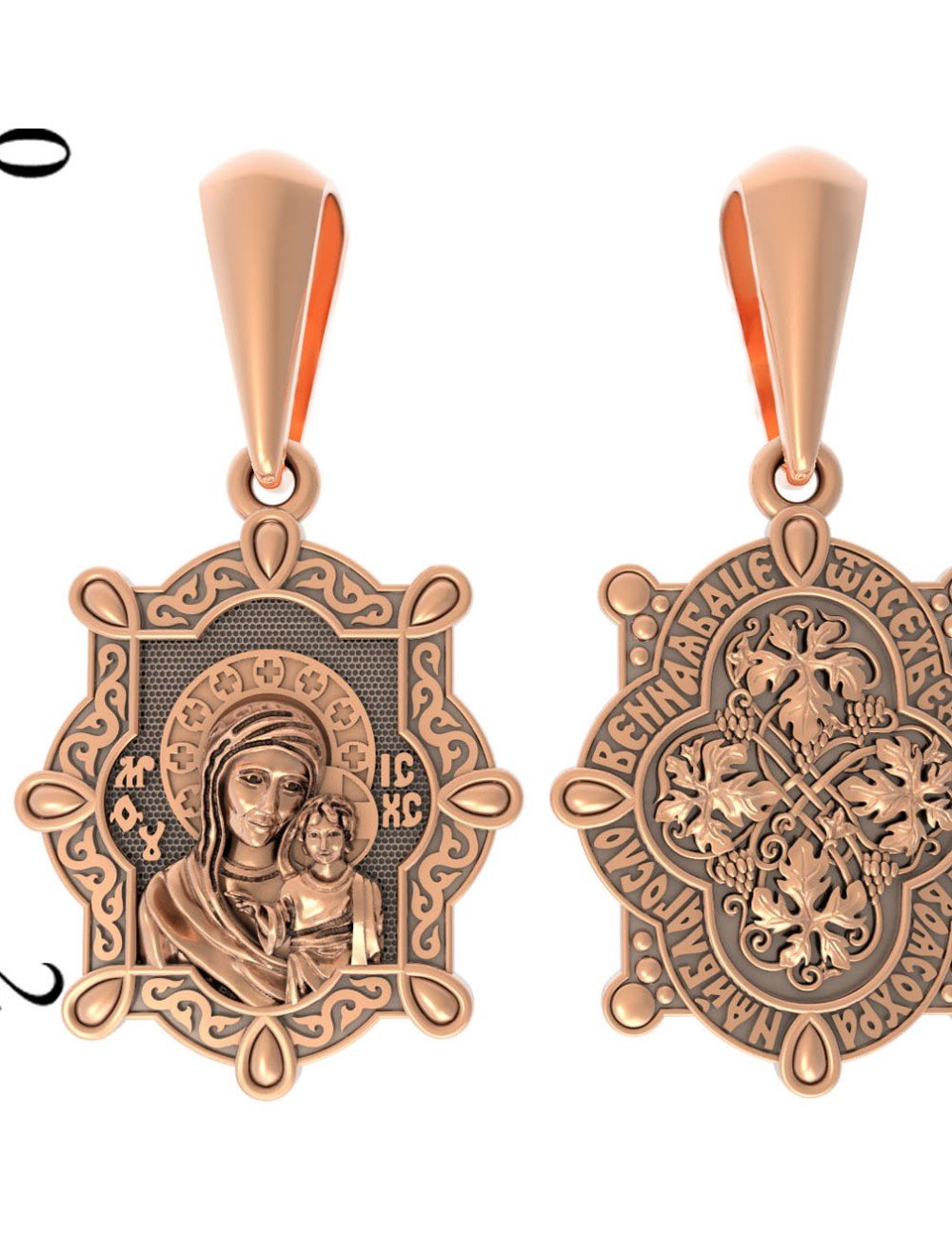 Образок из золота