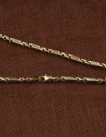 Цепь из лимонного золота