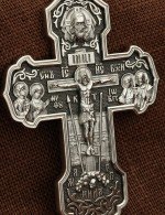 Крест из белого золота