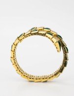 Браслет из лимонного золота c бриллиантами и малахитом