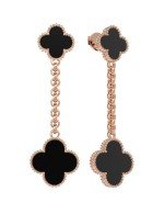 Серьги из золота c ониксом